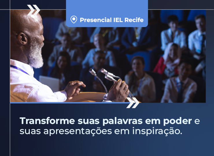 Imagem do curso CURSO ORATÓRIA DE ALTO IMPACTO: COMUNICAÇÃO PARA APRESENTAÇÕES QUE INSPIRAM